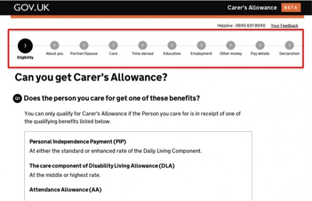 Carer's Allowance service