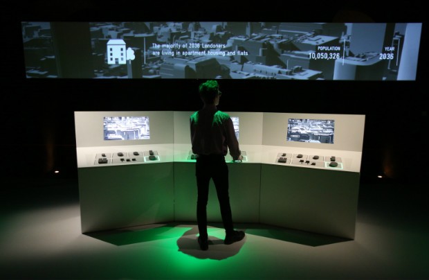 The Situation Room at Data Big Bang exhibition