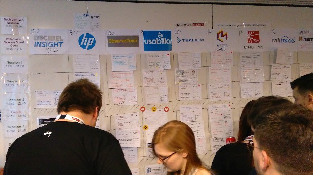 MeasureCamp session board